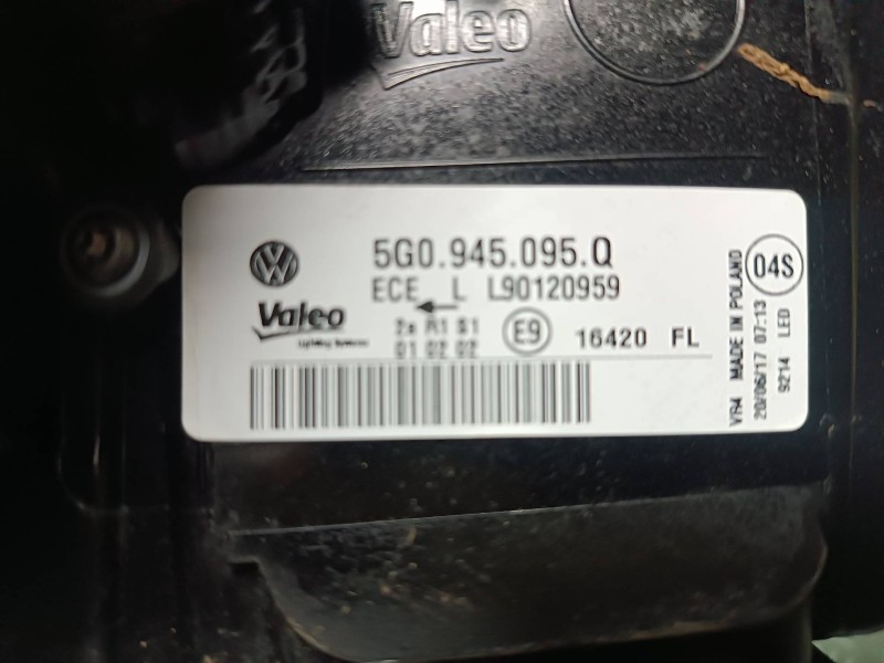 Recambio de piloto trasero izquierdo para volkswagen golf vii lim. referencia OEM IAM 5G0945095Q 5G0945311B 