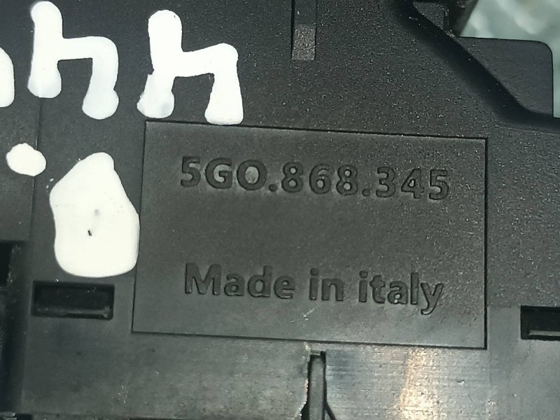 Recambio de mando elevalunas delantero derecho para volkswagen golf vii lim. referencia OEM IAM 5G0868345 5G0959855M 