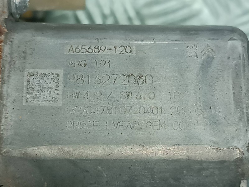 Recambio de elevalunas trasero izquierdo para peugeot 308 referencia OEM IAM 122422ARG 9816273680 CON MOTOR