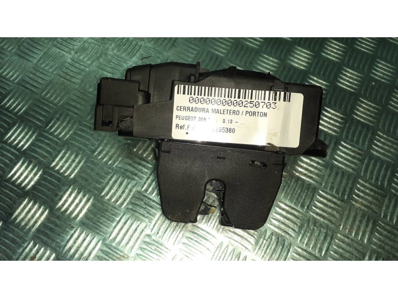 Recambio de cerradura maletero / porton para peugeot 308 referencia OEM IAM 9816195380 040418902C1 
