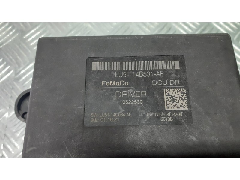 Recambio de modulo electronico para ford puma referencia OEM IAM LU5T14B531AE 10522530 PIUERTA DELANTERO IZQUIERDA