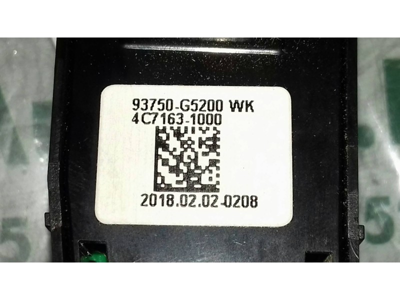 Recambio de interruptor para kia niro business referencia OEM IAM 4C71631000 93750G5200WK 