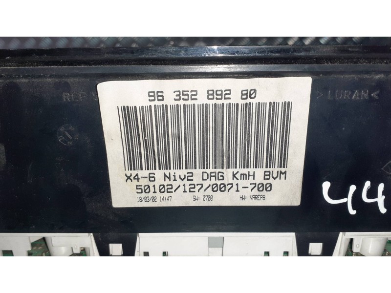 Recambio de cuadro instrumentos para citroen c5 berlina referencia OEM IAM 9635289280  M2D0MJ32