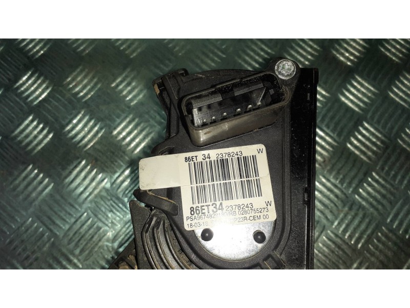 Recambio de pedal acelerador para peugeot 308 referencia OEM IAM 86ET342378243  