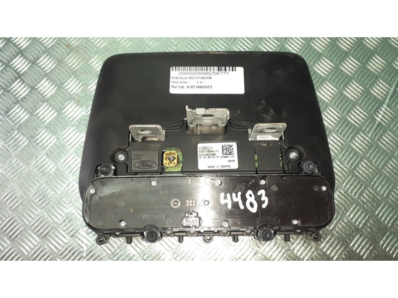 Recambio de pantalla multifuncion para ford puma referencia OEM IAM K1BT18B955FD 18B955 21012805488S