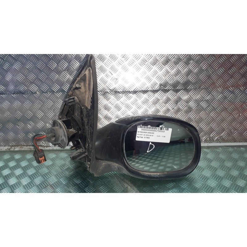 Recambio de retrovisor derecho para peugeot 206 berlina xs referencia OEM IAM 017003  ELECTRICO