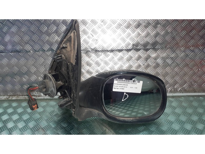 Recambio de retrovisor derecho para peugeot 206 berlina xs referencia OEM IAM 017003  ELECTRICO