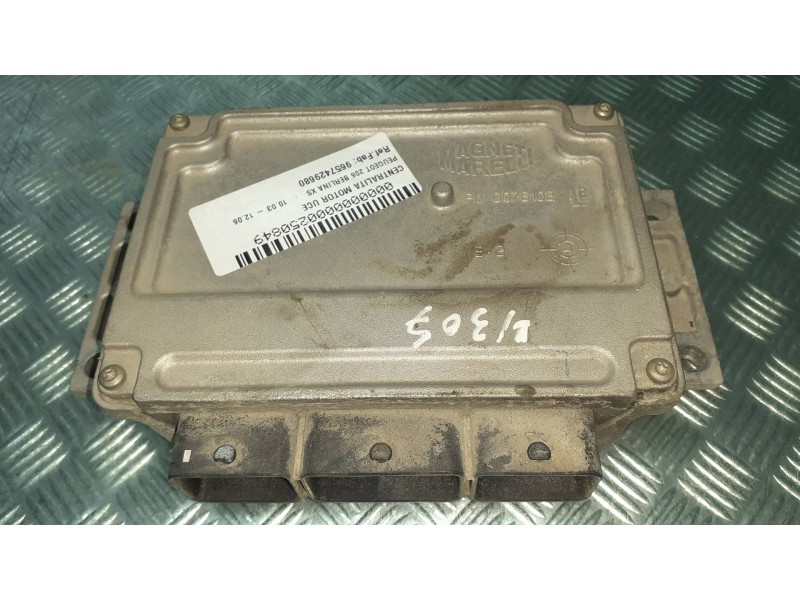 Recambio de centralita motor uce para peugeot 206 berlina xs referencia OEM IAM 9657429680 9647498180 MAGNETI MARELLI