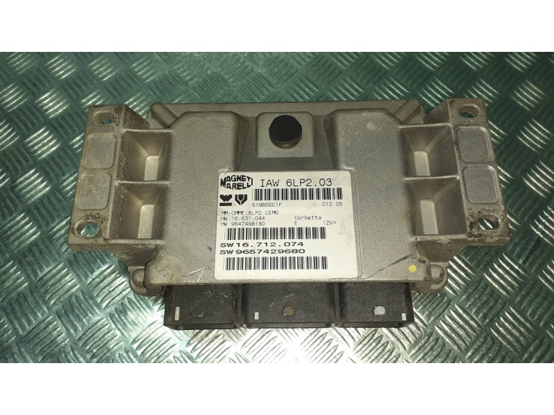 Recambio de centralita motor uce para peugeot 206 berlina xs referencia OEM IAM 9657429680 9647498180 MAGNETI MARELLI