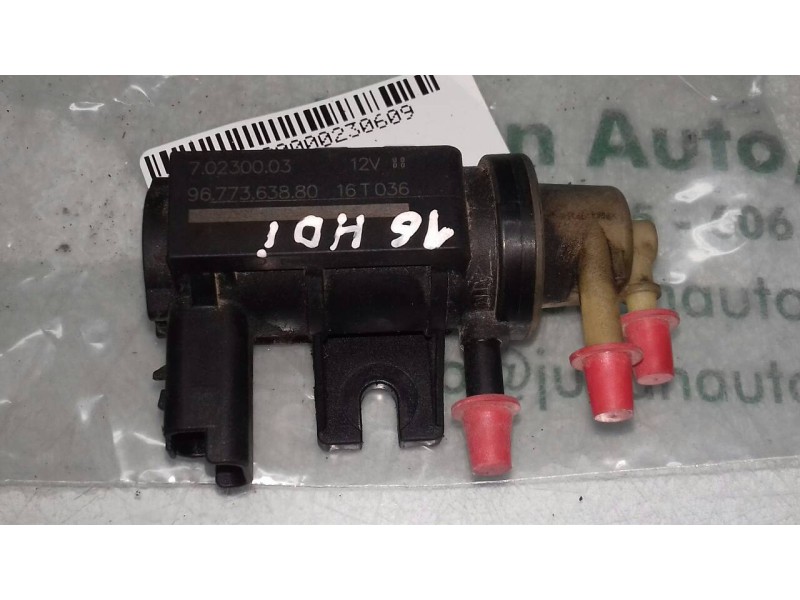 Recambio de valvula aire adicional para peugeot 3008 confort referencia OEM IAM 70230003 9677363880 2 PINES