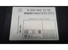 Recambio de centralita cierre para mercedes-benz clase sl (w230) roadster referencia OEM IAM A2305451032 5WK48074 SIEMENS VDO 2