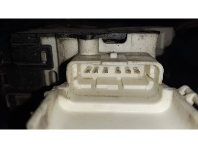 Recambio de cerradura puerta delantera izquierda para peugeot 407 referencia OEM IAM 9659739880F CONECTOR 6 PINES ELECTRICA