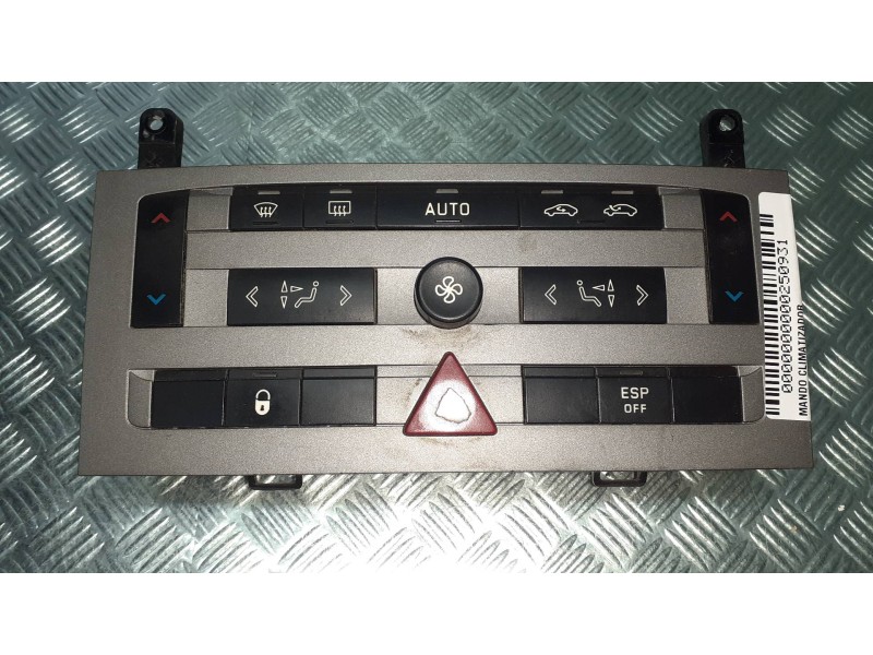 Recambio de mando climatizador para peugeot 407 referencia OEM IAM 96573322YW 96512442XT 96470287XT