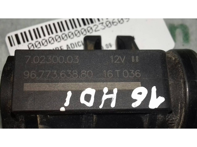 Recambio de valvula aire adicional para peugeot 3008 confort referencia OEM IAM 70230003 9677363880 2 PINES