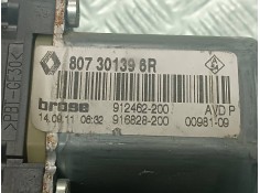 Recambio de motor elevalunas delantero derecho para renault megane iii berlina 5 p referencia OEM IAM 807301396R 0130822478 9653 2