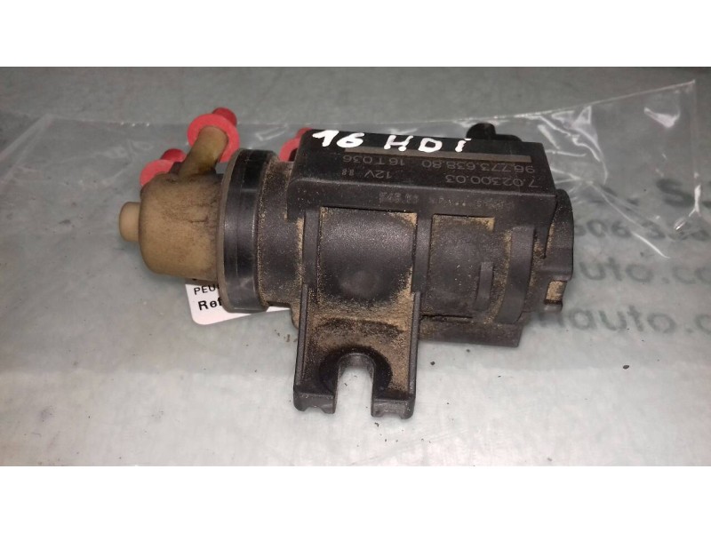 Recambio de valvula aire adicional para peugeot 3008 confort referencia OEM IAM 70230003 9677363880 2 PINES