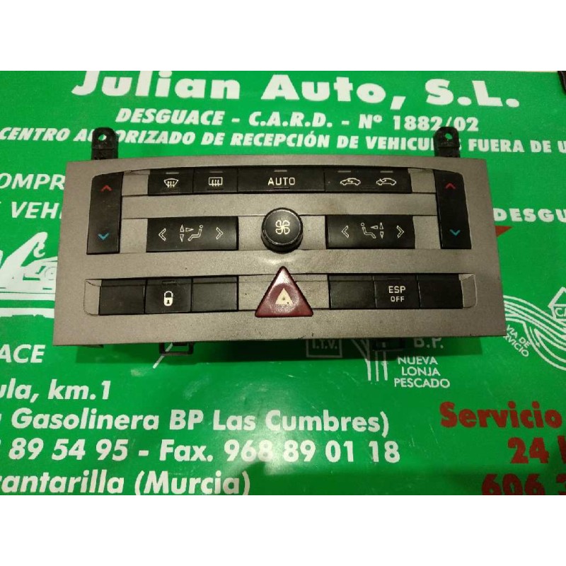 Recambio de mando climatizador para peugeot 407 st confort referencia OEM IAM 96573322YW VP4PUH18C612FE VISTEON