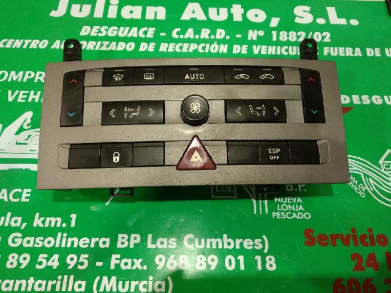 Recambio de mando climatizador para peugeot 407 st confort referencia OEM IAM 96573322YW VP4PUH18C612FE VISTEON