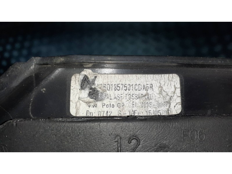 Recambio de retrovisor izquierdo para volkswagen polo (9n3) referencia OEM IAM 6Q1857501CD  ELECTRICO