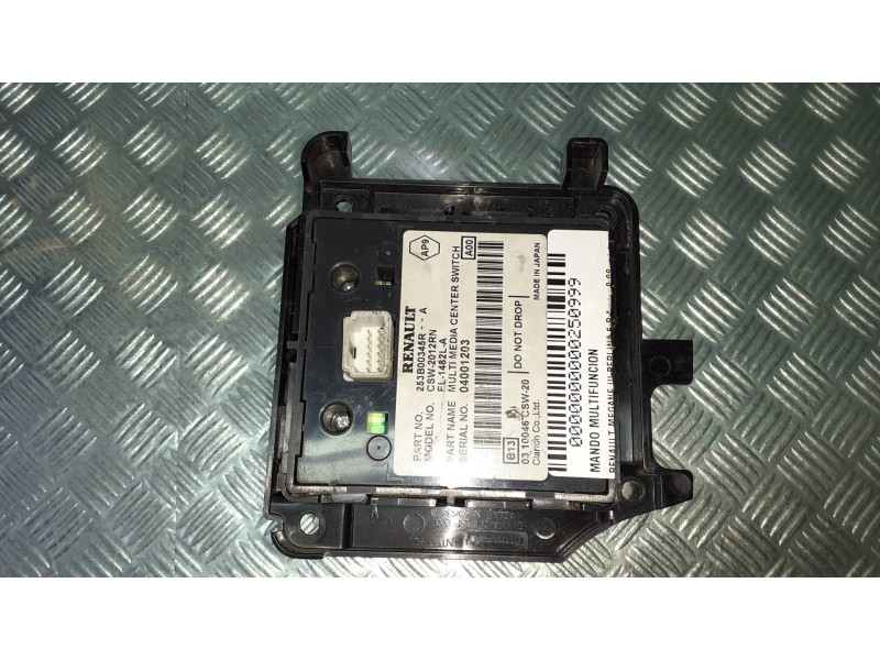Recambio de mando multifuncion para renault megane iii berlina 5 p referencia OEM IAM 253B00345R 04001203 1011114001