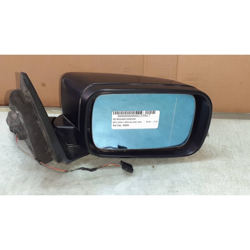 Recambio de retrovisor derecho para bmw serie 3 berlina (e46) 320d referencia OEM IAM 30984 32022 ELECTRICO