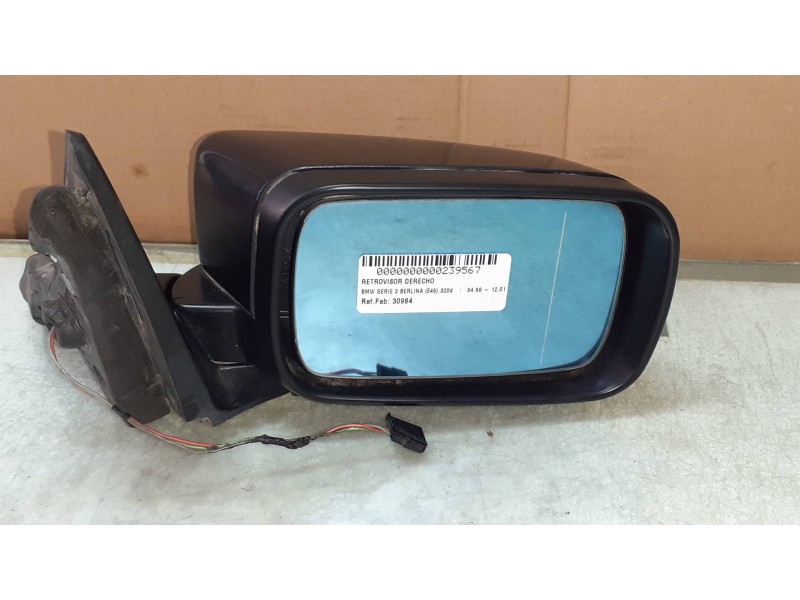 Recambio de retrovisor derecho para bmw serie 3 berlina (e46) 320d referencia OEM IAM 30984 32022 ELECTRICO