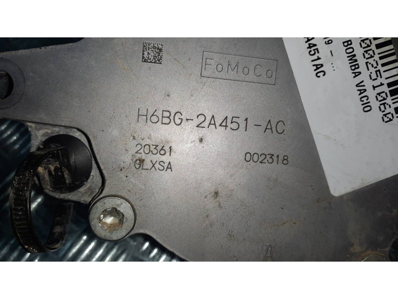 Recambio de depresor freno / bomba vacio para ford puma referencia OEM IAM H6BG2A451AC  