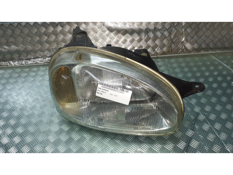 Recambio de faro derecho para opel corsa b referencia OEM IAM   