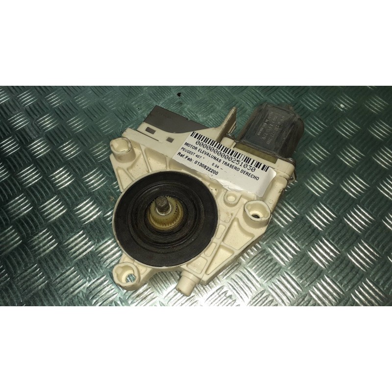 Recambio de motor elevalunas trasero derecho para peugeot 407 referencia OEM IAM 0130822200 994650102 