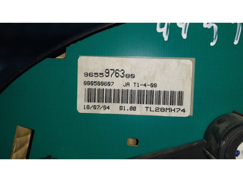 Recambio de cuadro instrumentos para peugeot 206 berlina referencia OEM IAM 9655976380 5550003000 TL28MH74