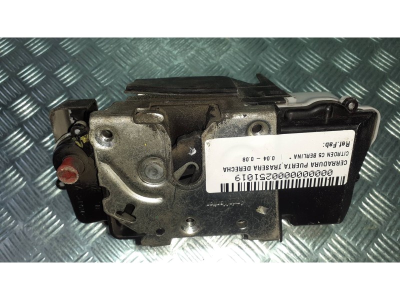 Recambio de cerradura puerta trasera derecha para citroen c5 berlina referencia OEM IAM   