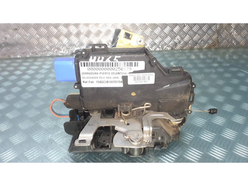 Recambio de cerradura puerta delantera izquierda para volkswagen polo (9n3) referencia OEM IAM 15AQC3B1837015AQ 837015AQ 9919903
