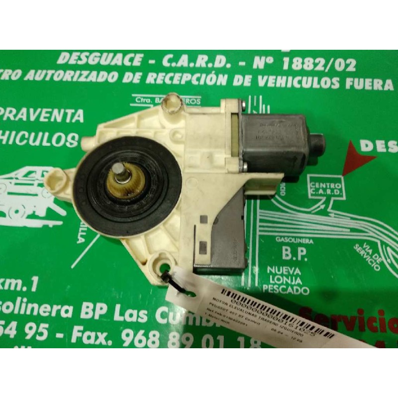 Recambio de motor elevalunas trasero izquierdo para peugeot 407 st confort referencia OEM IAM 0130822201 994651102 BROSE
