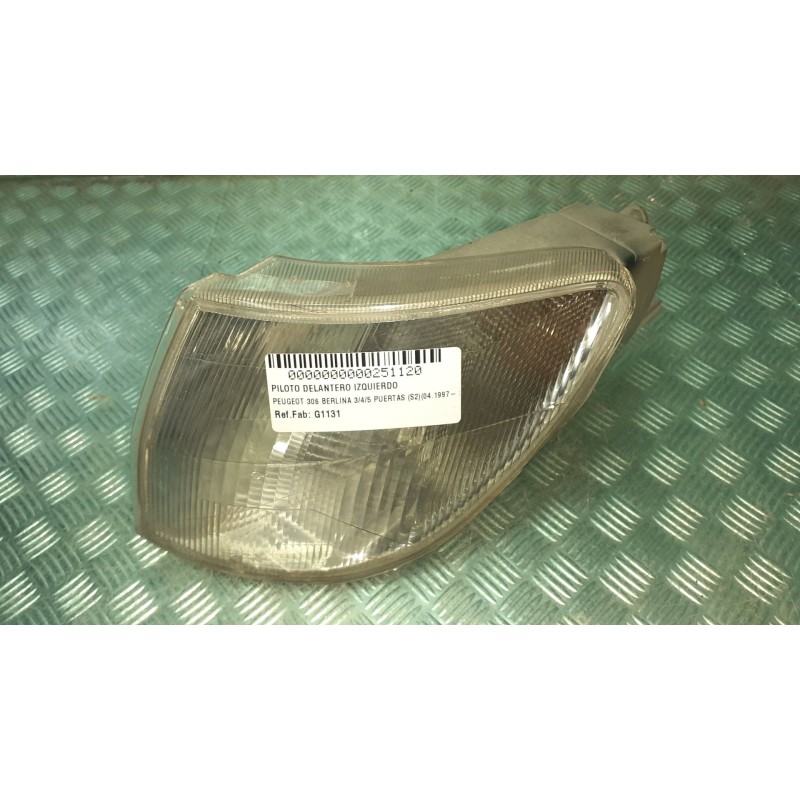 Recambio de piloto delantero izquierdo para peugeot 306 berlina 3/4/5 puertas (s2) referencia OEM IAM G1131  