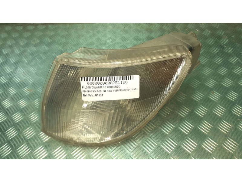 Recambio de piloto delantero izquierdo para peugeot 306 berlina 3/4/5 puertas (s2) referencia OEM IAM G1131  