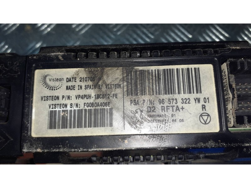 Recambio de mando climatizador para peugeot 407 referencia OEM IAM 96573322YW 96470290XT 96469958XT