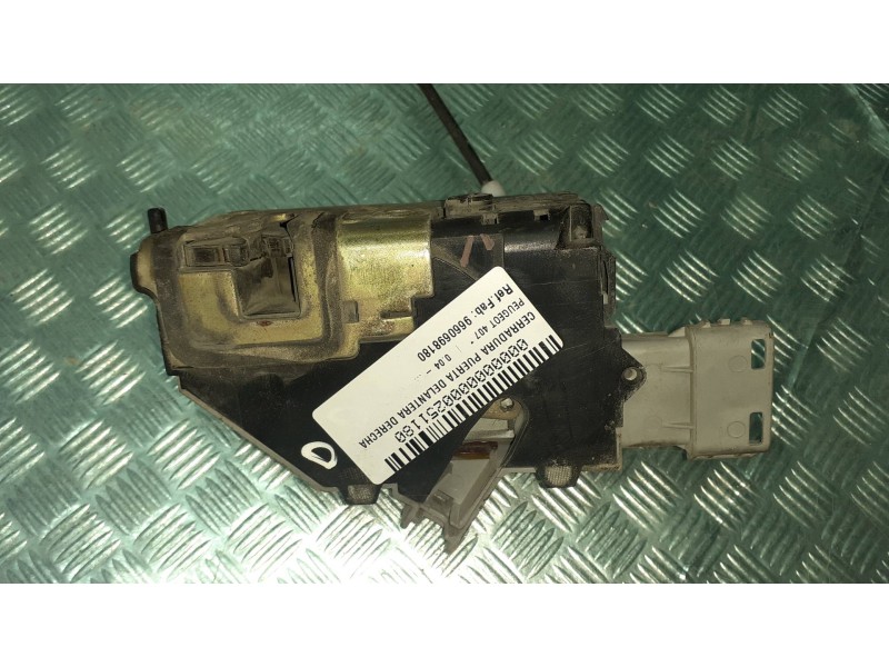 Recambio de cerradura puerta delantera derecha para peugeot 407 referencia OEM IAM 9660698180 40627097 