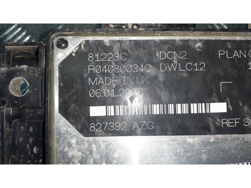 Recambio de centralita motor uce para peugeot partner (s2) referencia OEM IAM 9650359580 9661879180 827392AZG
