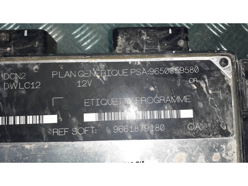 Recambio de centralita motor uce para peugeot partner (s2) referencia OEM IAM 9650359580 9661879180 827392AZG