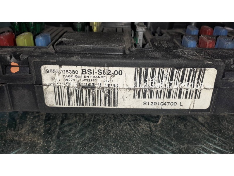 Recambio de caja reles / fusibles para peugeot 407 referencia OEM IAM 9655708380 S120104700L 