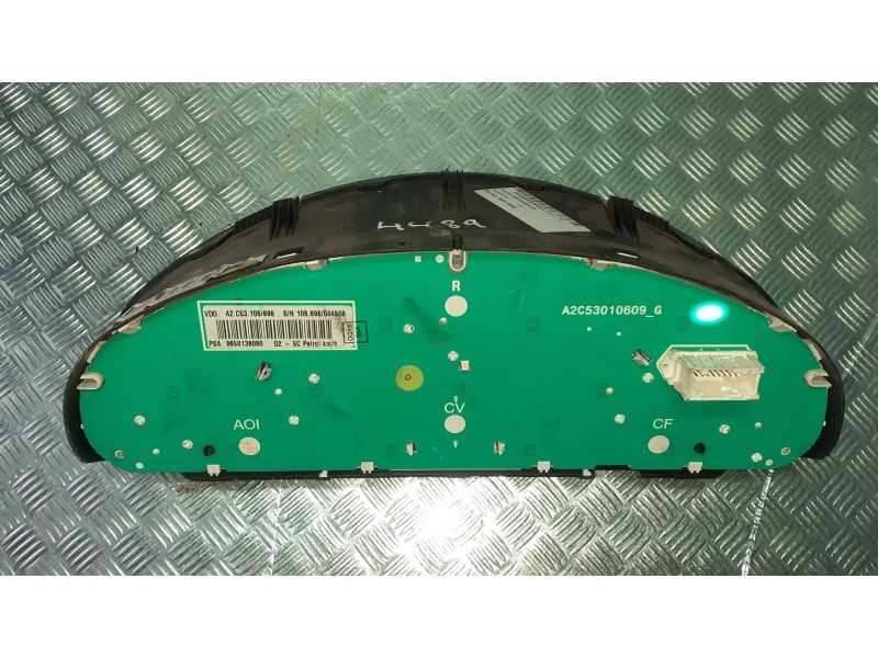 Recambio de cuadro instrumentos para peugeot 407 referencia OEM IAM 9658138080 A2C53106696 89661232