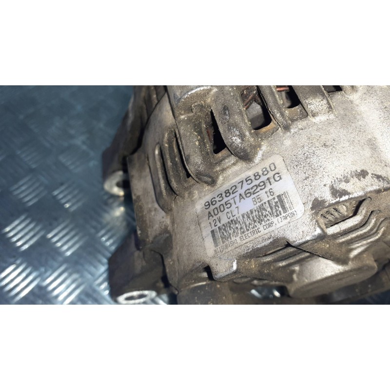 Recambio de alternador para citroen xsara picasso 2.0 hdi sx referencia OEM IAM 9638275880 A005TA6291G 12V