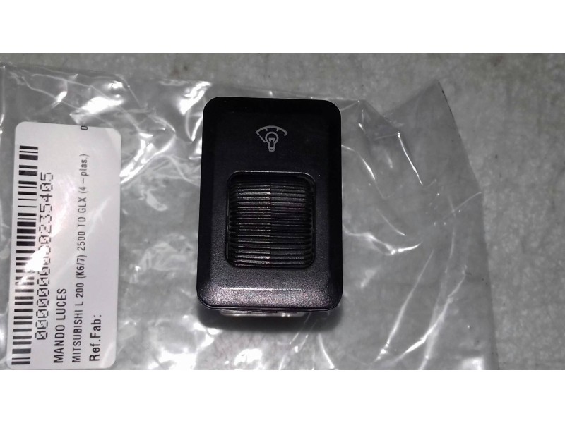 Recambio de mando luces para mitsubishi l 200 (k6/7) 2500 td glx (4-ptas.) referencia OEM IAM  4K03 