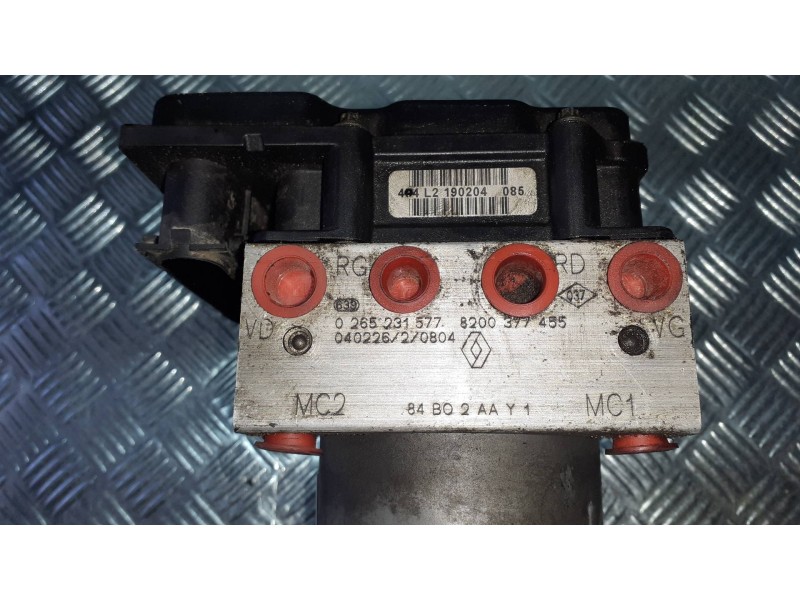 Recambio de abs para renault megane ii classic berlina referencia OEM IAM 8200377455 0265800440 