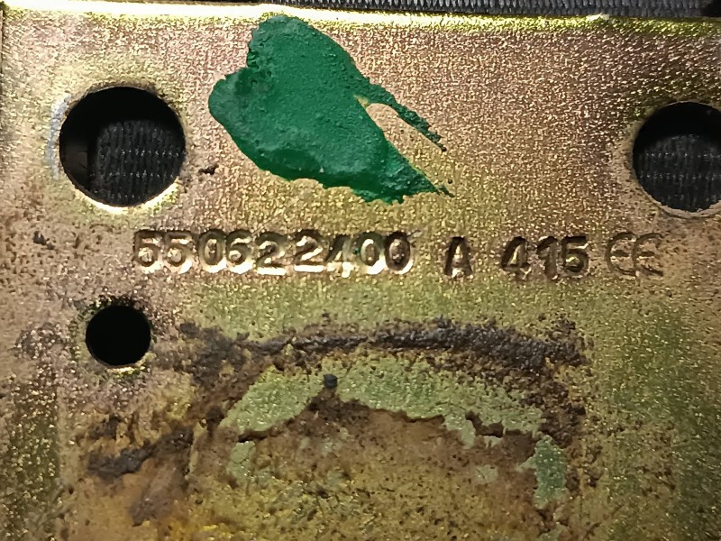 Recambio de cinturon seguridad delantero derecho para peugeot partner (s2) referencia OEM IAM 550622400A415  