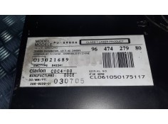 Recambio de sistema audio / radio cd para peugeot 407 referencia OEM IAM 9647427980 CLARION CDC4 SISTEMA DVD 2