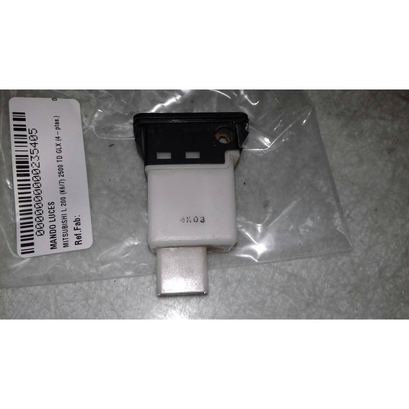 Recambio de mando luces para mitsubishi l 200 (k6/7) 2500 td glx (4-ptas.) referencia OEM IAM  4K03 