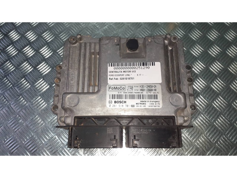 Recambio de centralita motor uce para ford ecosport (cr6) referencia OEM IAM 0261S18701 H1B112A650EA HA6A12B684NA