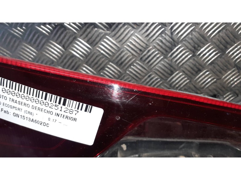 Recambio de piloto trasero derecho interior para ford ecosport (cr6) referencia OEM IAM GN1513A602DC CN15N224A37AB 