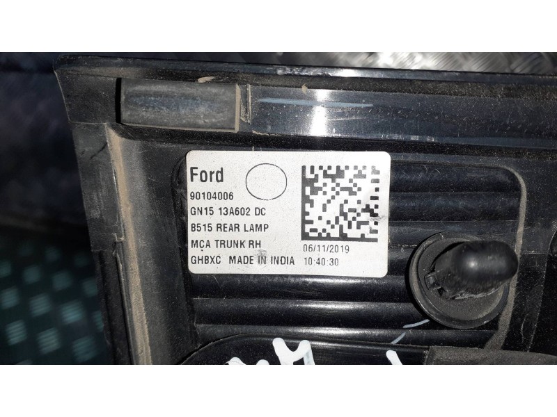 Recambio de piloto trasero derecho interior para ford ecosport (cr6) referencia OEM IAM GN1513A602DC CN15N224A37AB 